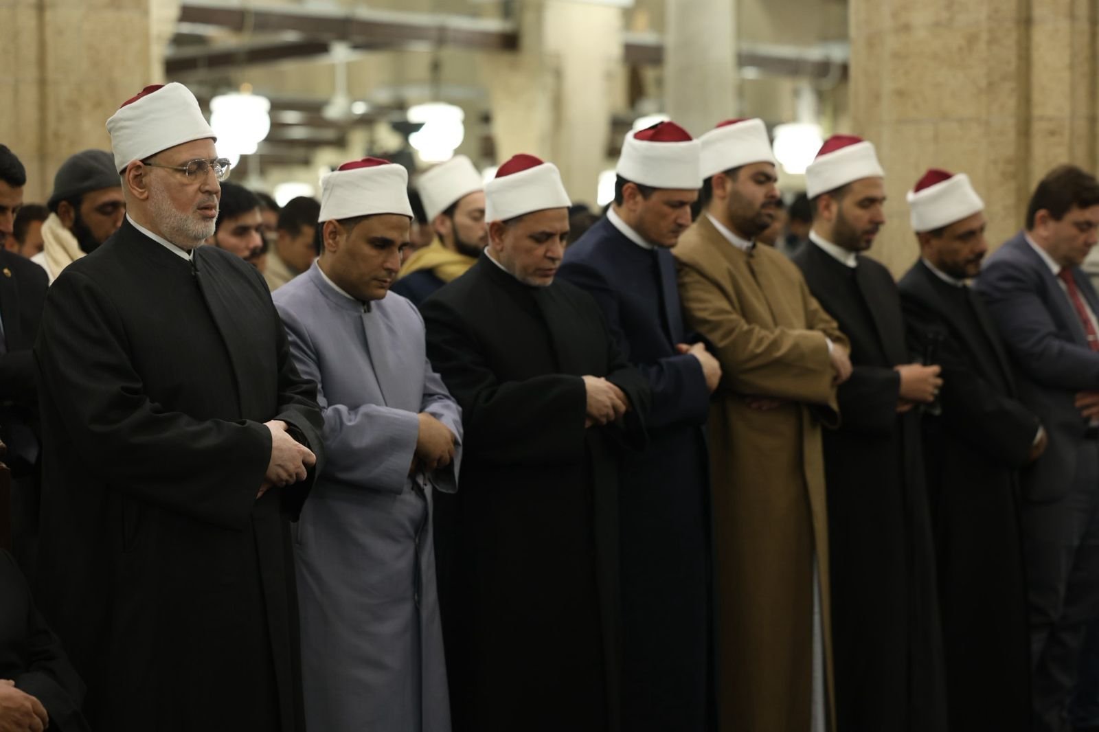 جانب من المصلين فى صلاة التراويح