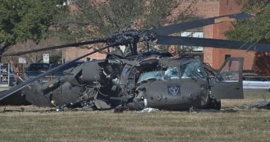 التليفزيون الإيرانى: تحطم مروحية فى مدينة خمينى شهر وسط البلاد