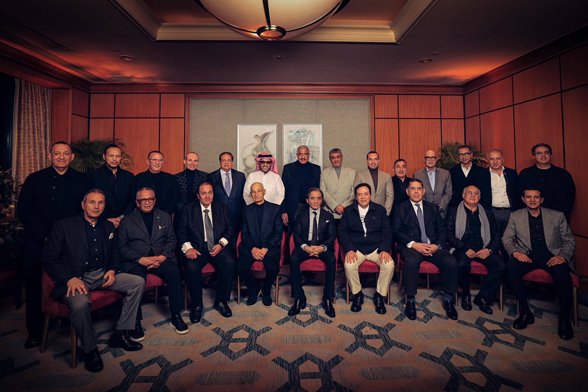 لقاء تركي آل الشيخ مع رجال الأعمال المصريين