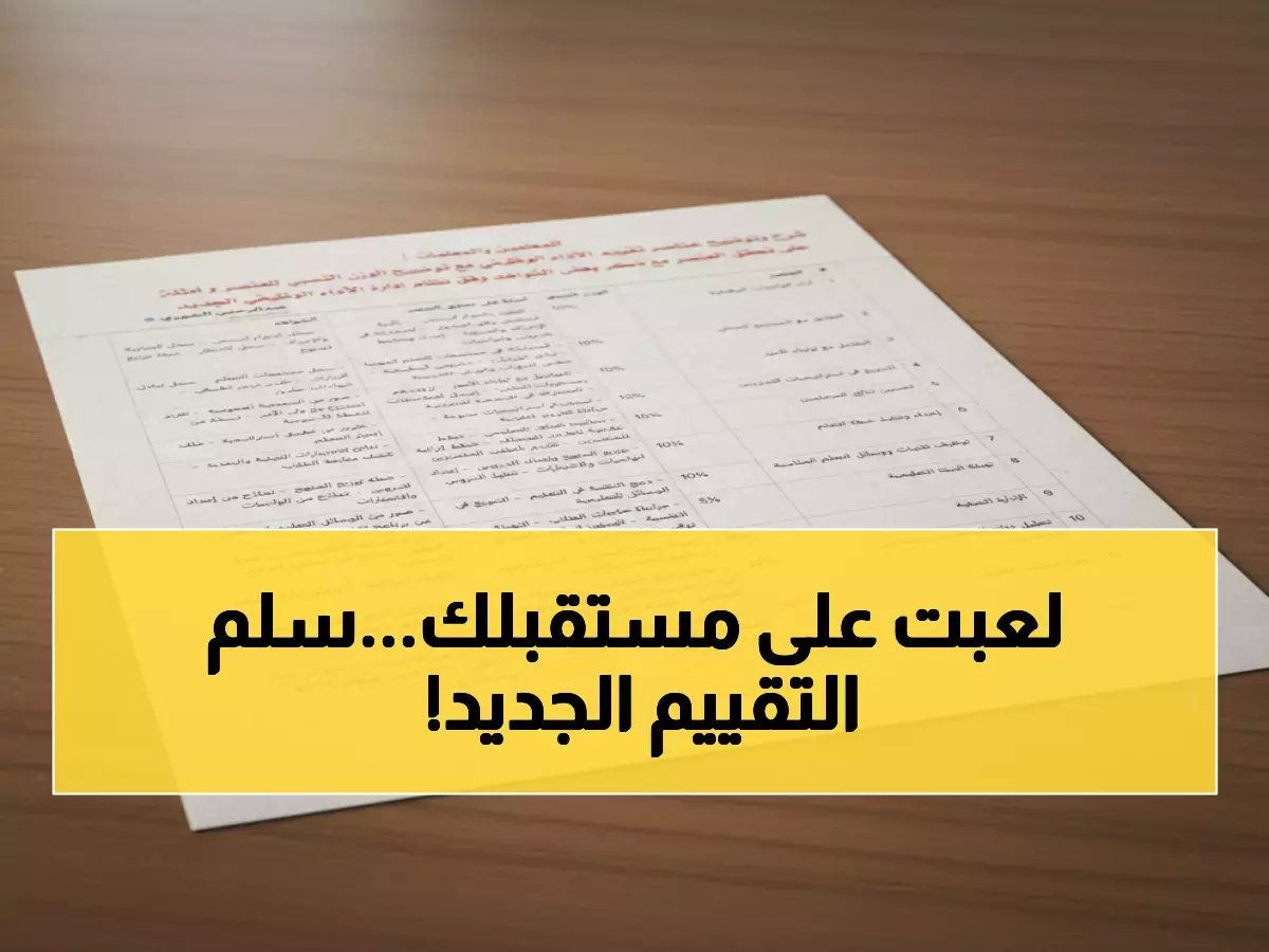  التعليم السعودي يعلن ثورة في تقييم المعلمين.. مقياس خماسي جديد يحل محل النظام القديم - هل ستتغير رواتبكم؟