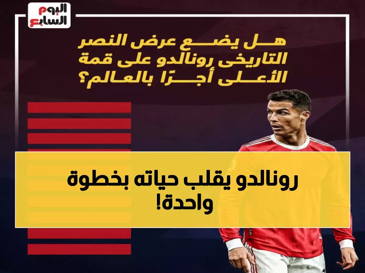  السعودية تضاعف ثروة رونالدو 4 مرات خلال 3 سنوات.. من 800 مليون إلى 1.4 مليار دولار!