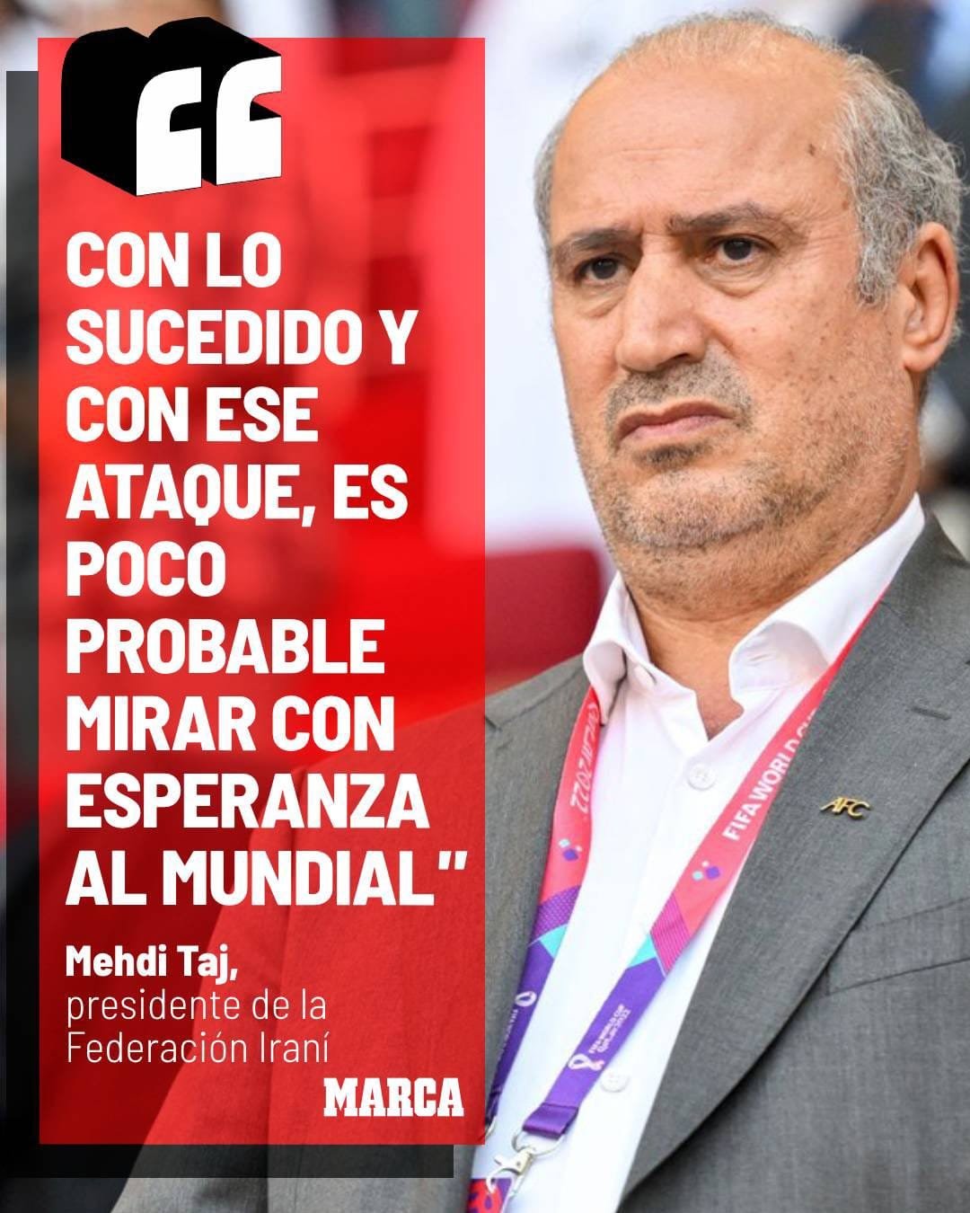 تصريح رئيس الاتحاد الايراني