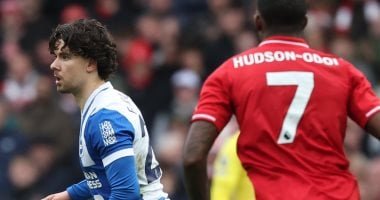 نتيجة مباراة برايتون ضد نوتينجهام فورست فى الدوري الإنجليزي