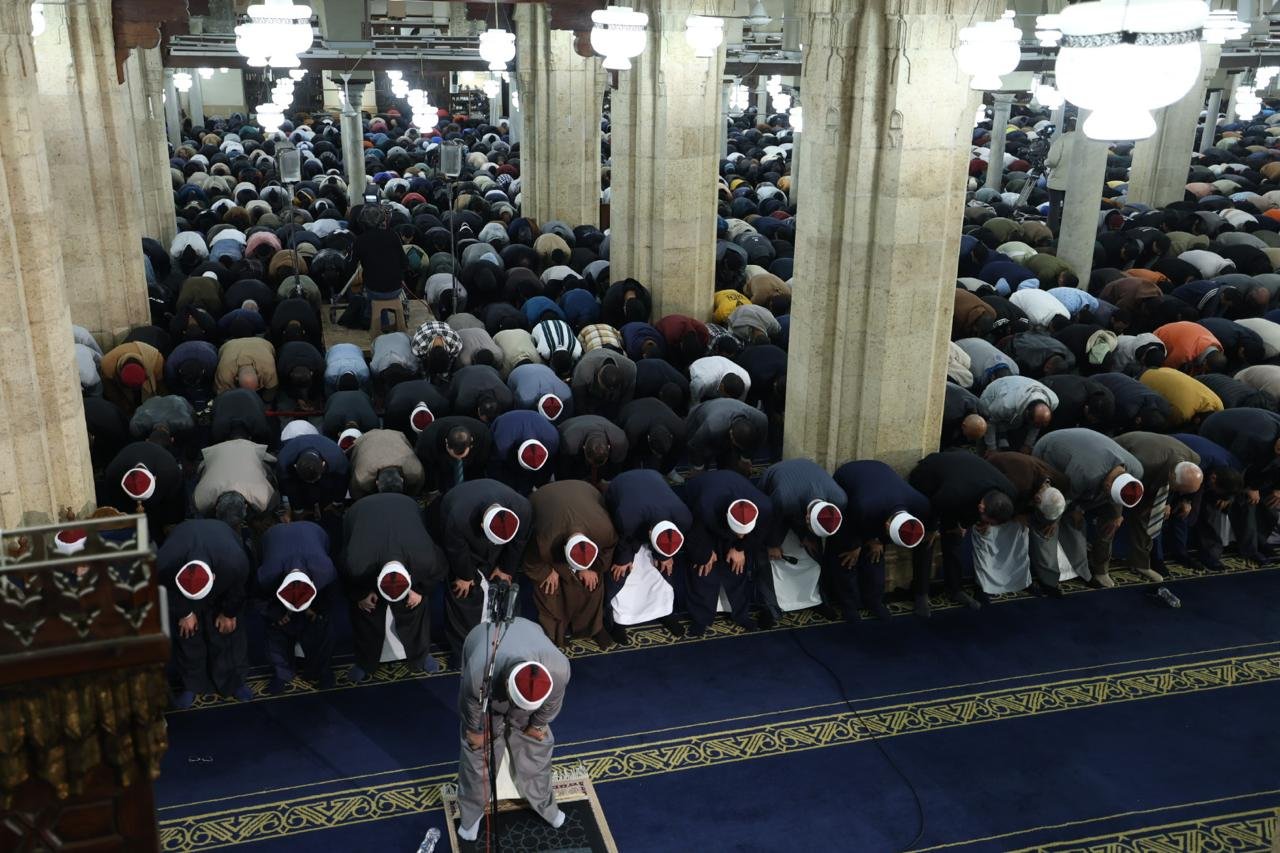 صلاة التراويح بالجامع الأزهر (9)