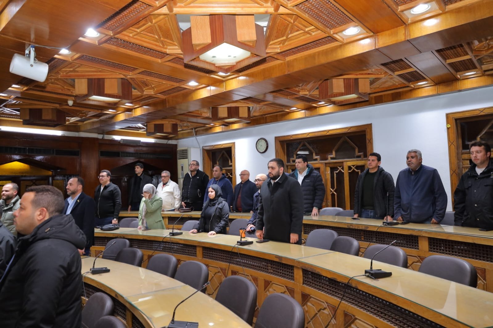 جانب من إعلان النتائج جانب من إعلان النتائج