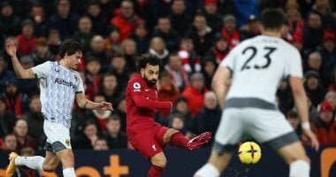 محمد صلاح يسعى لكسر صيامه التهديفى فى مباراة وولفرهامبتون ضد ليفربول