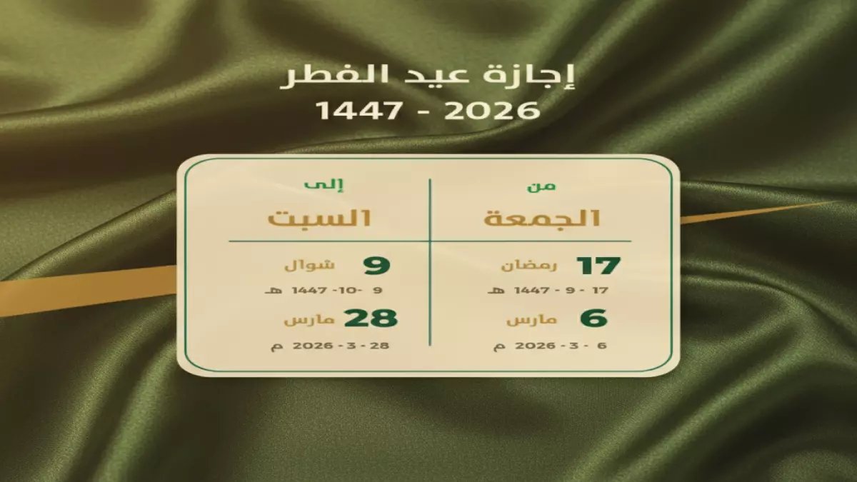 الوزارة تكشف عن 'الرقم الذهبي': 13 يوم إجازة للموظف الحكومي مقابل 4 للخاص.. خطوة لتطوير معايير العدالة الاجتماعية
