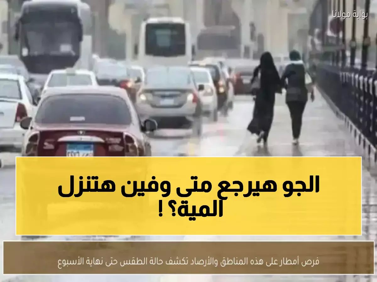  الأرصاد تكشف موعد عودة الدفء... وخريطة الأمطار المتوقعة حتى نهاية الأسبوع!