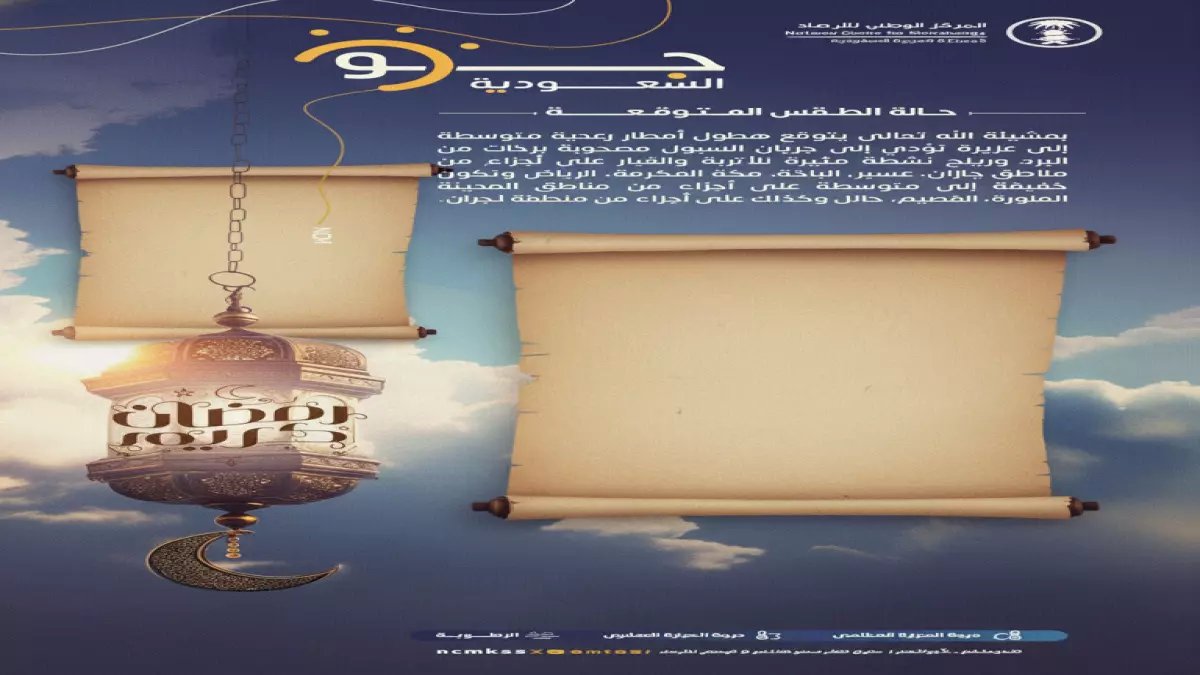 عاجل: عواصف رعدية وأمواج خطيرة تضرب السعودية اليوم... تحذيرات للمواطنين!