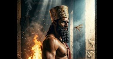 بعوضة تنهى أسطورة الطغيان.. اليوم السابع يعرض قصة النمرود فى «مر من هنا» بالـAI