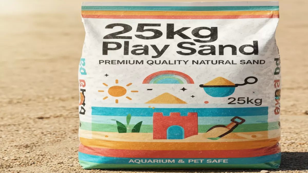 عاجل لأولياء الأمور: رمل ألعاب أطفال 25 كجم بمواصفات بريطانية صارمة… بسعر صادم 10 دولار فقط مع شحن مجاني!