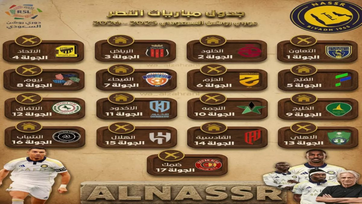 عاجل: 9 صدامات نارية تقلب ترتيب دوري روشن خلال 3 أيام... الهلال والنصر في مواجهات خطيرة!