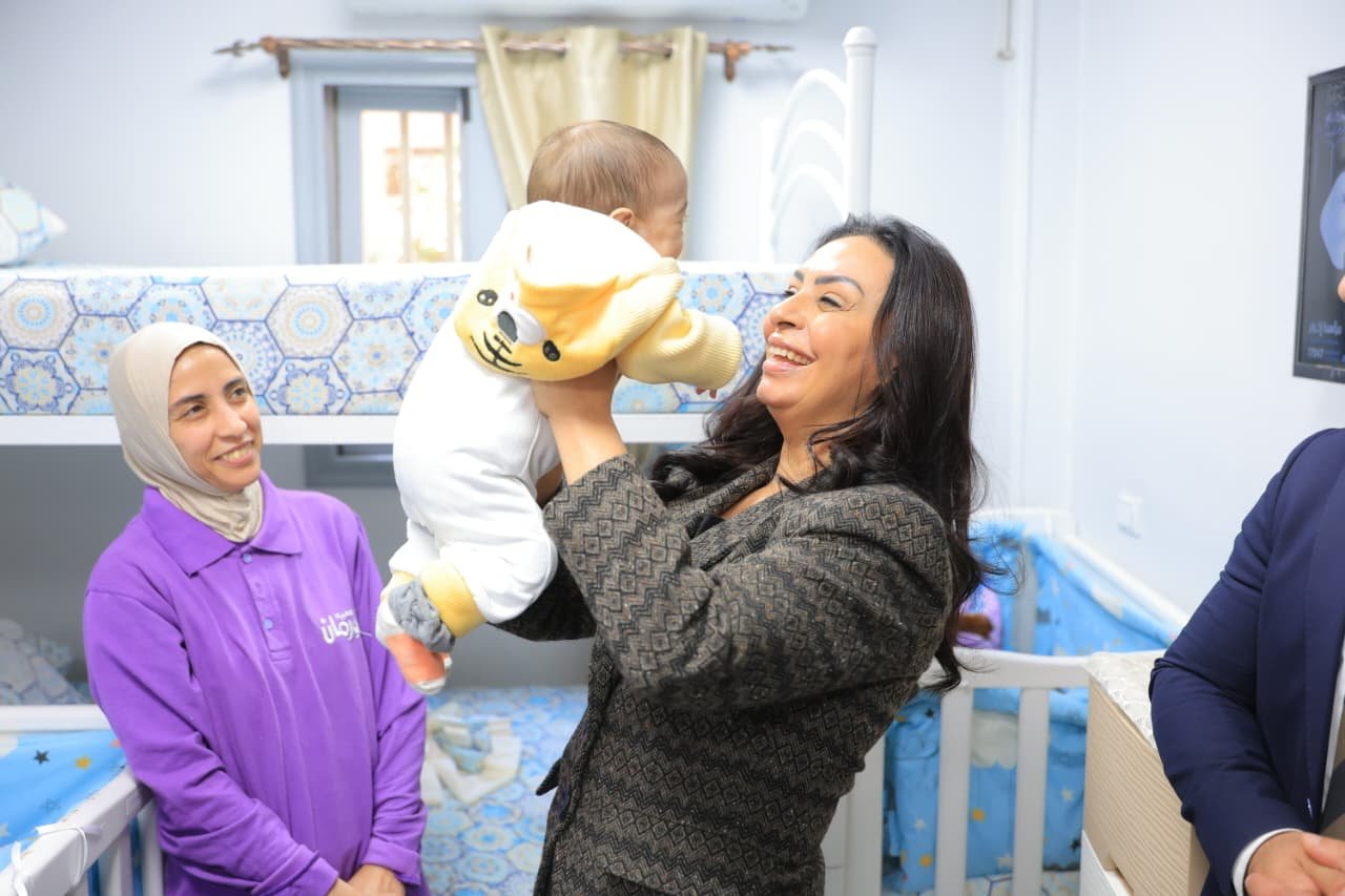 وزيرة التضامن تتفقد مركز كفالة جمعية الأورمان 