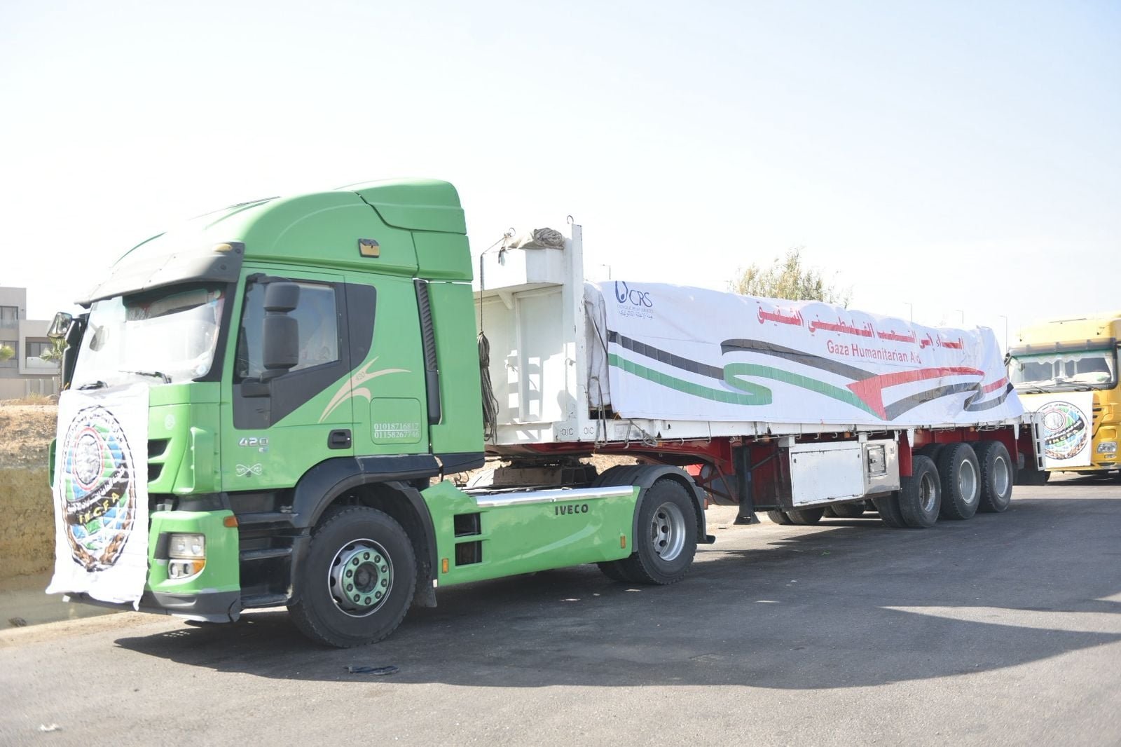 إطلاق القافلة رقم 16 من المساعدات الإغاثية العاجلة إلى قطاع غزة (5)