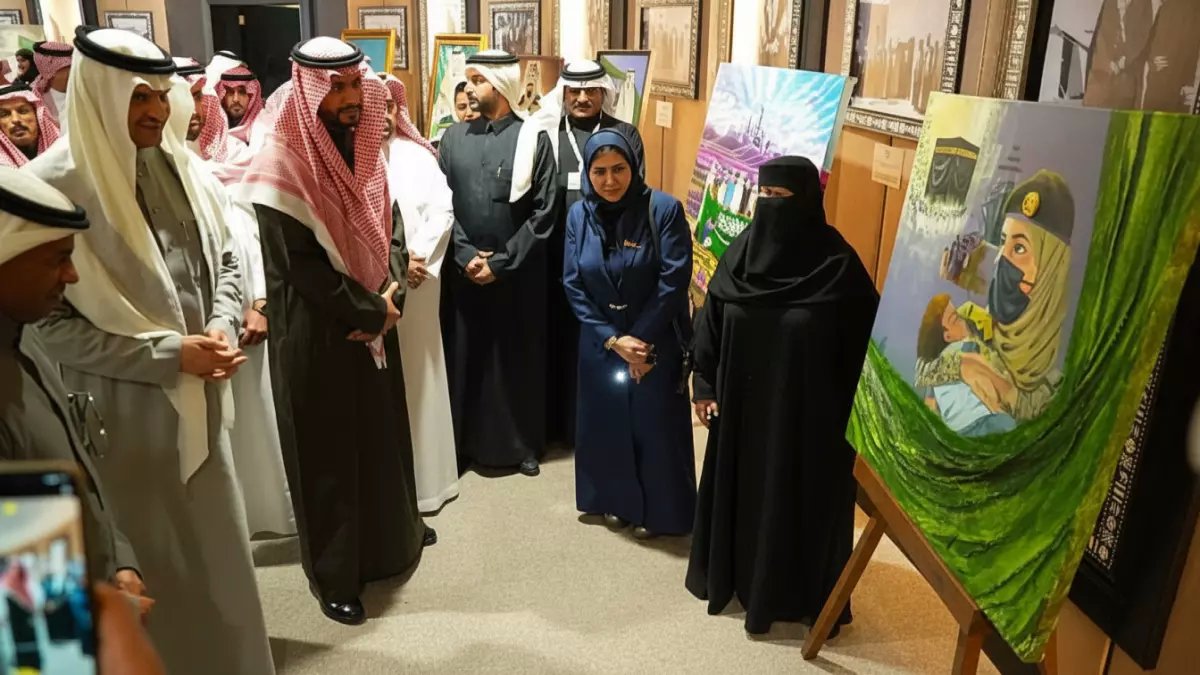 شاهد: 20 لوحة فنية استثنائية تحتفي بـ«يوم العلم» في الرياض - معرض «في حب الأخضر» يجسد الهوية السعودية بإبداع مذهل!