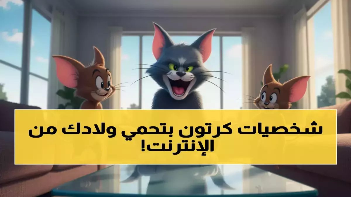 حارس أطفالك الرقمي هو شخصية كرتونية ذات 7 جوائز أوسكار.. إنهما 'توم وجيري' المؤسسة التربوية العالمية التي توفر 8,760 ساعة ترفيه آمن مجاناً كل عام.