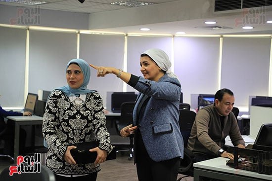 أميرة عصام فى زيارة لليوم السابع