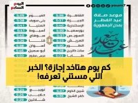  موعد صلاة العيد في الزقازيق 2026 والإجازة الرسمية... كم يوماً ستحصل عليها؟