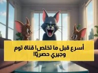  مليون أسرة عربية تتسارع للحصول على قناة توم وجيري المجانية HD - 4 ترددات حصرية 2025!