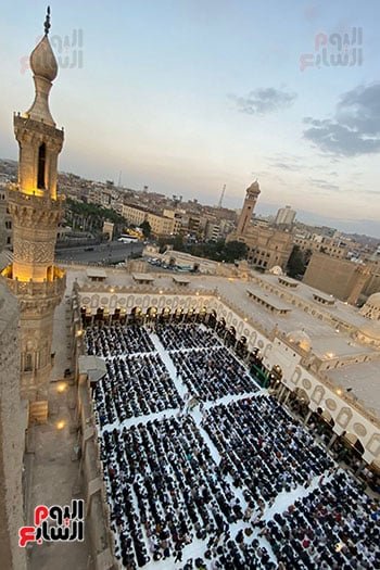 الصلاة فى مسجد الجامع الأزهر