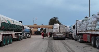 مد غزة بـ 2400 طن مساعدات إنسانية ضمن قافلة زاد العزة الـ 158