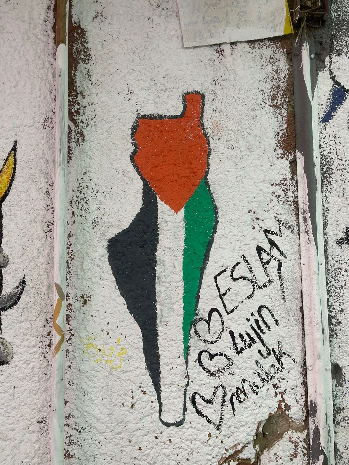 علم فلسطين فى الإف