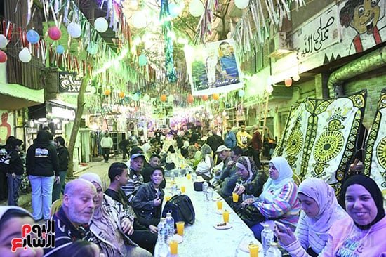 الإفطار الرمضانى لأهالى فيصل