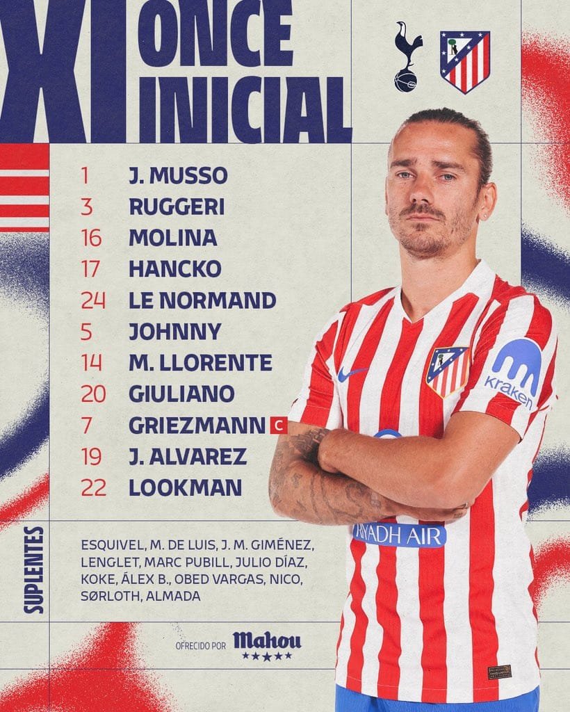 تشكيل اتلتيكو مدريد