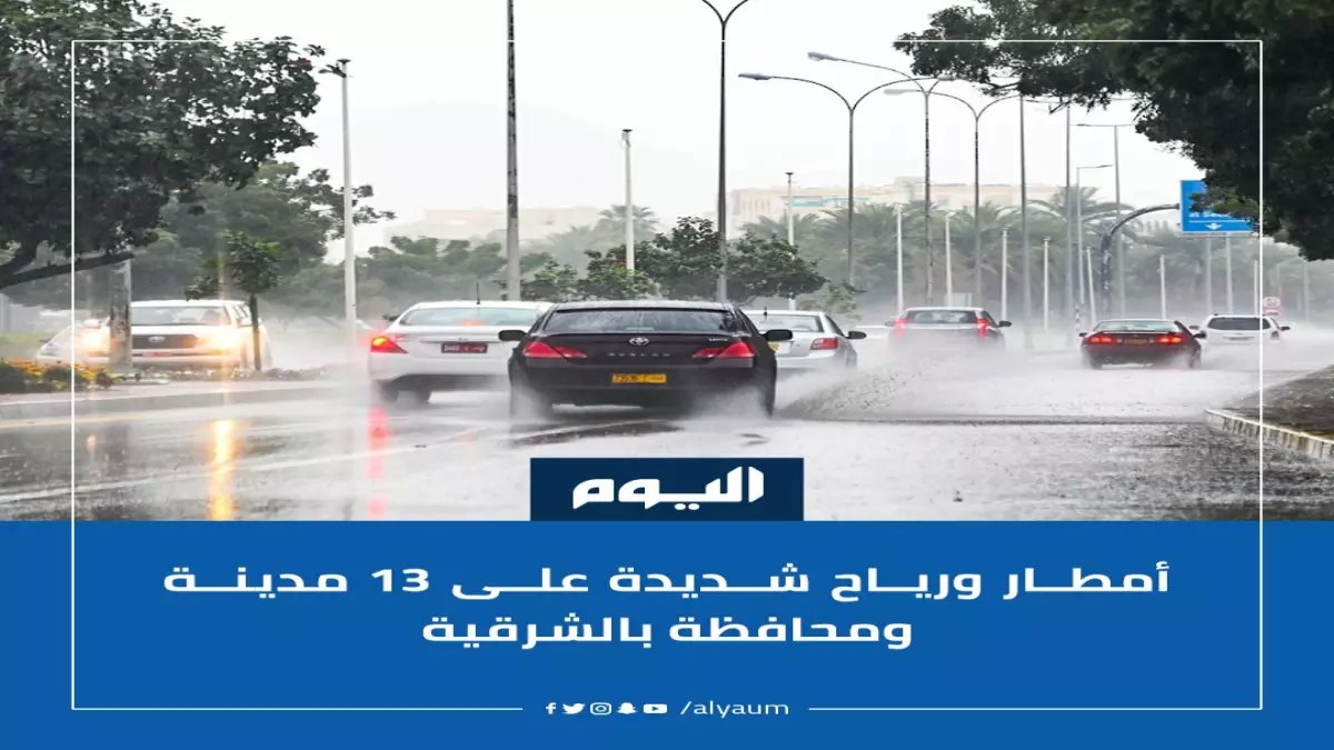 عاجل: عاصفة مدمرة تضرب 13 مدينة بالشرقية... سيول وصواعق حتى 2 مساءً!