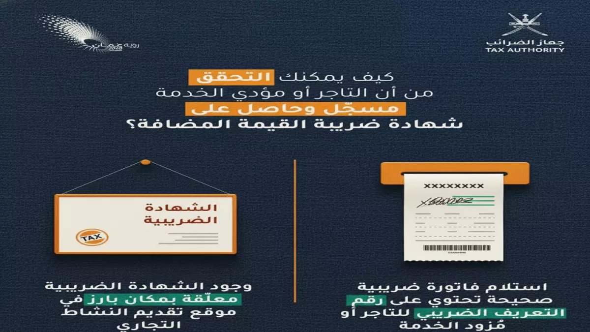 عاجل: 3 خطوات تجدد شهادة الضرائب في سلطنة عمان 2026 عبر رابط مباشر… يفتح اليوم!