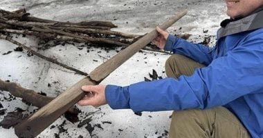 ذوبان جليدى فى النرويج يكشف عن أداة غامضة عمرها 1500 عام