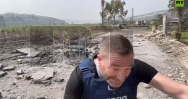 إصابة مراسل روسيا اليوم ومصوره بهجوم إسرائيلى فى جنوب لبنان.. فيديو