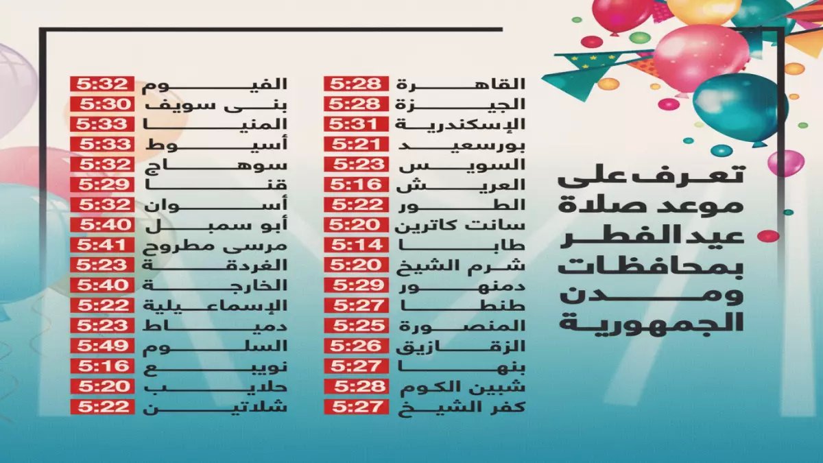 عاجل: 772 جامعاً ومصلى في الشرقية جاهزة لعيد الفطر - تعرف على مواقيت الصلاة لمحافظتك!