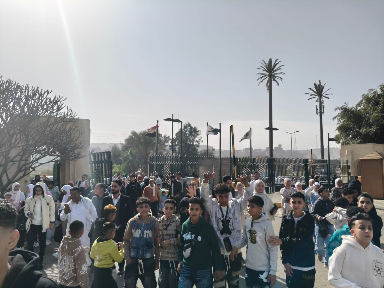 حديقة الأزهر تفتح أبوابها لاستقبال الزائرين حديقة الأزهر تفتح أبوابها لاستقبال الزائرين