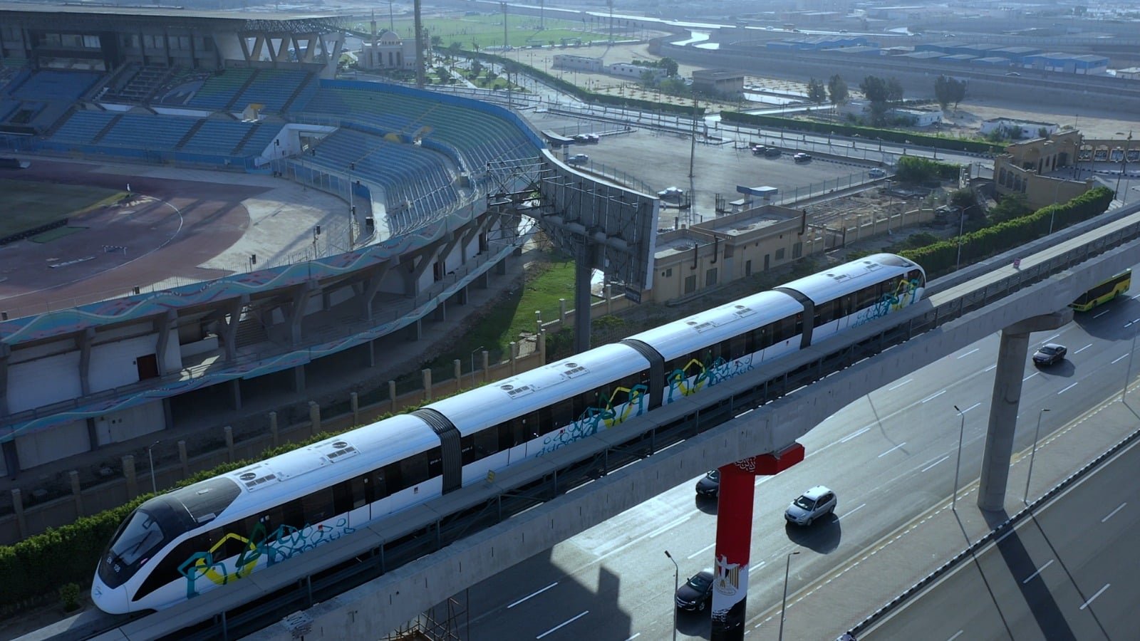 افتتاح مشروع مونوريل شرق النيل بطول 56.5 كم