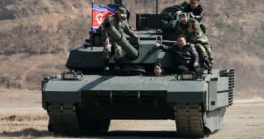 بعد صور إطلاق النار.. كيم جونج اون وابنته في جولة بـ دبابة .. فيديو