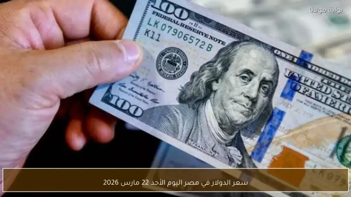 عاجل: سعر الدولار يفاجئ المصريين اليوم 22 مارس... هل تشتري أم تبيع؟