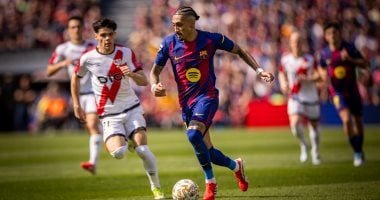 برشلونة ضد رايو فاليكانو.. البارسا يبتعد بصدارة الدوري الإسبانى (فيديو)