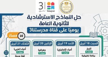 وزارة التعليم تواصل طرح النماذج الاسترشادية لامتحانات الثانوية عبر موقعها