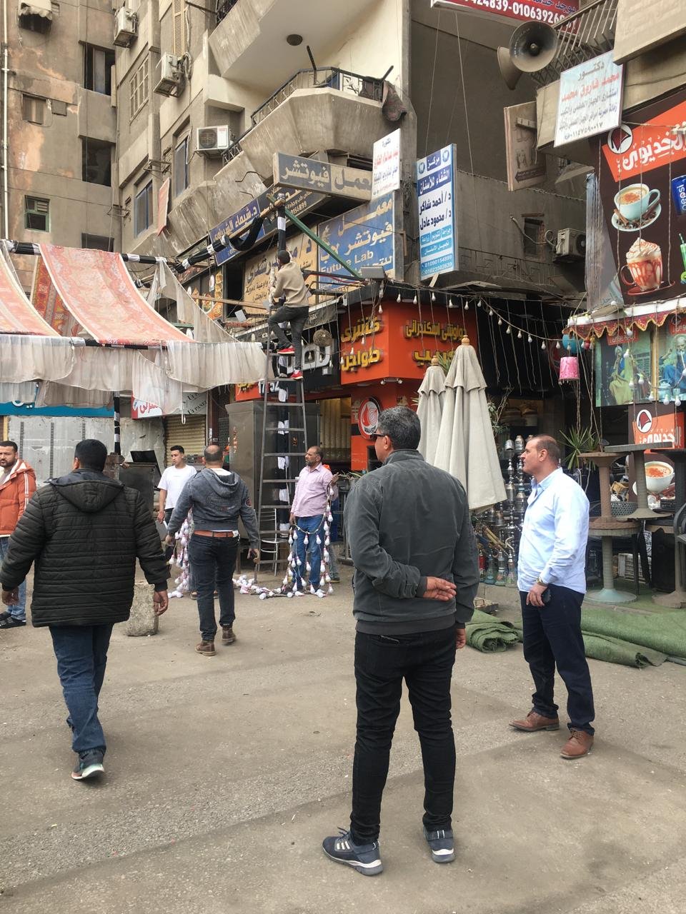  حملة في أرض اللواء لضبط الأسواق ورفع الإشغالات (2)