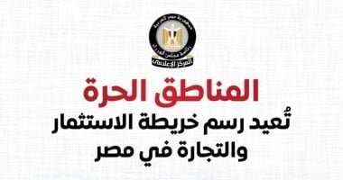 مجلس الوزراء: المناطق الحرة تُعيد رسم خريطة الاستثمار والتجارة فى مصر