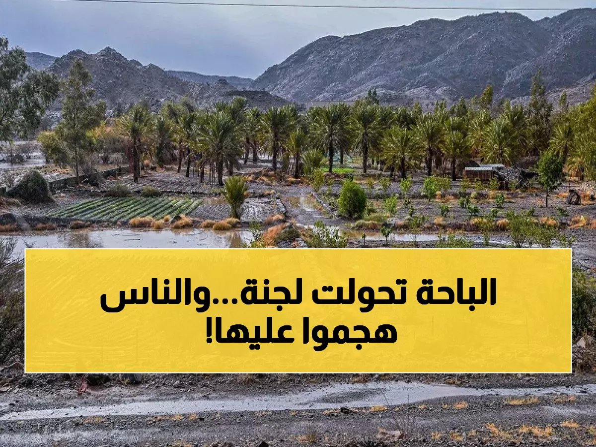  البَرَد يحول الباحة لجنة ربيعية خلال ساعات... والزوار يتوافدون بالآلاف!