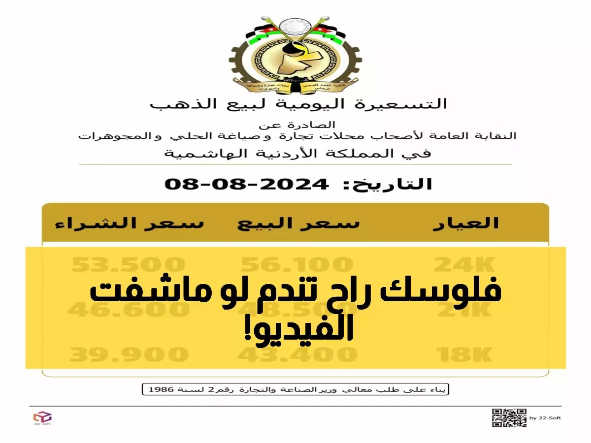  انهيار صادم في أسعار الذهب الأردني! عيار 21 يخسر 1.5 دينار خلال أيام... هل الوقت مناسب للشراء؟