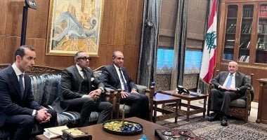 وزير الخارجية يلتقى رئيس البرلمان اللبنانى ببيروت ويؤكد تضامن مصر مع لبنان