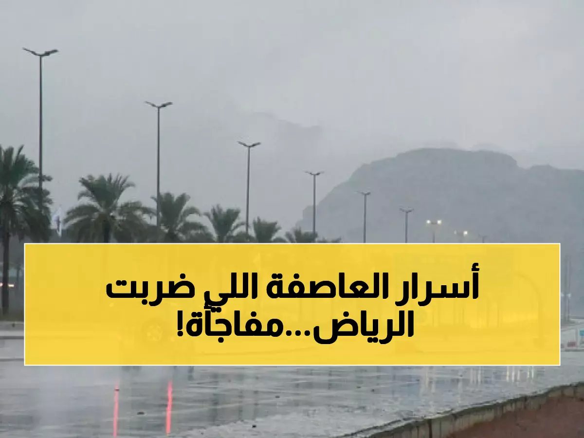 ليس مجرد مطر.. خبير أرصاد يكشف "السبب الحقيقي" وراء العاصفة التي تضرب الرياض الآن