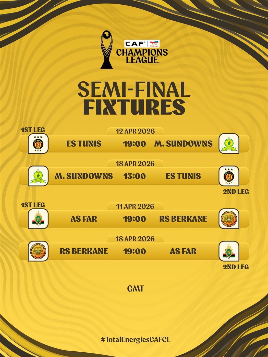 مواعيد نصف النهائي