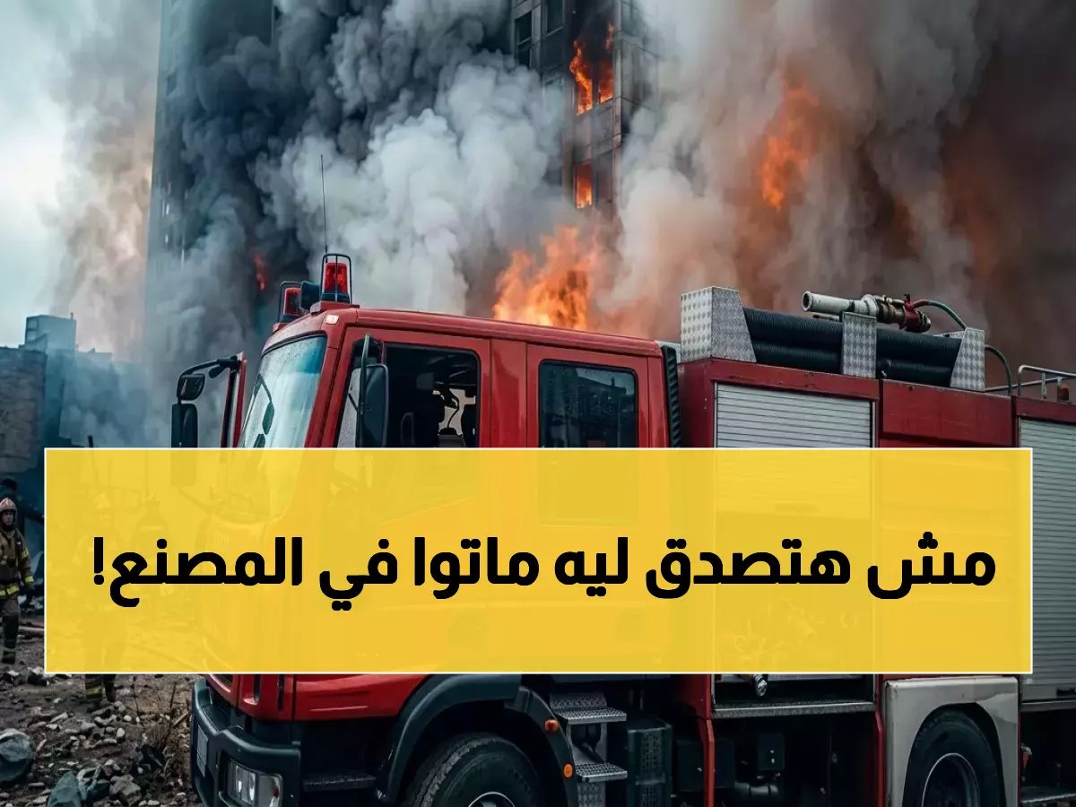  8 جثث ضحايا حريق مصنع سراي القبة... والسبب صادم!