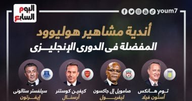 من السينما إلى المدرجات.. أندية مشاهير هوليوود المفضلة بالدوري الإنجليزي