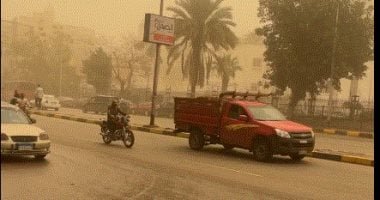 الطقس الآن.. الأرصاد: رمال مثارة وتدهور الرؤية وتحسن تدريجى خلال ساعات