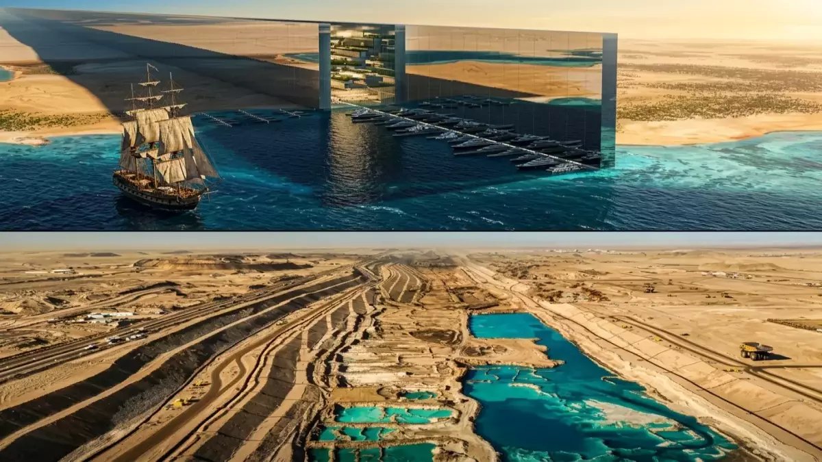 ما الذي تفعله الدولة إذا أرادت تحويل ثروة النفط إلى هيمنة عالمية؟ السر: سلاح نهائي بقيمة 500 مليار دولار، وذا لاين هو محوره